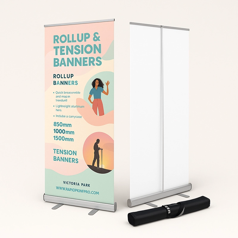 Show details for Roller Banner Family - Pull up, Pop up Banners Ready to use