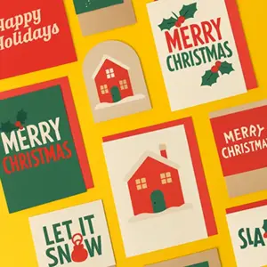Grettings cards, xmas cards, Christmas cards with free envelopes 